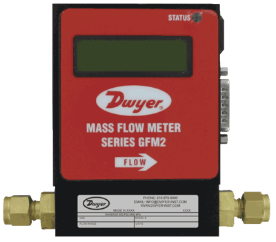 Dwyer Gas Flowmeter, Series GFM2